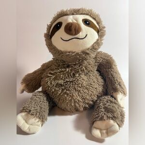 Warmies Sloth Plush Microwavable Weighted Stuffed Animal Preowned